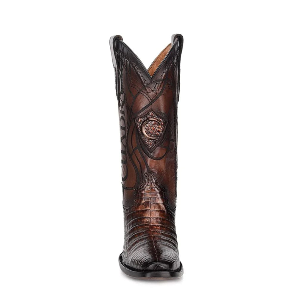 Cuadra Men's Paris Brown Caiman French Toe Western Boots