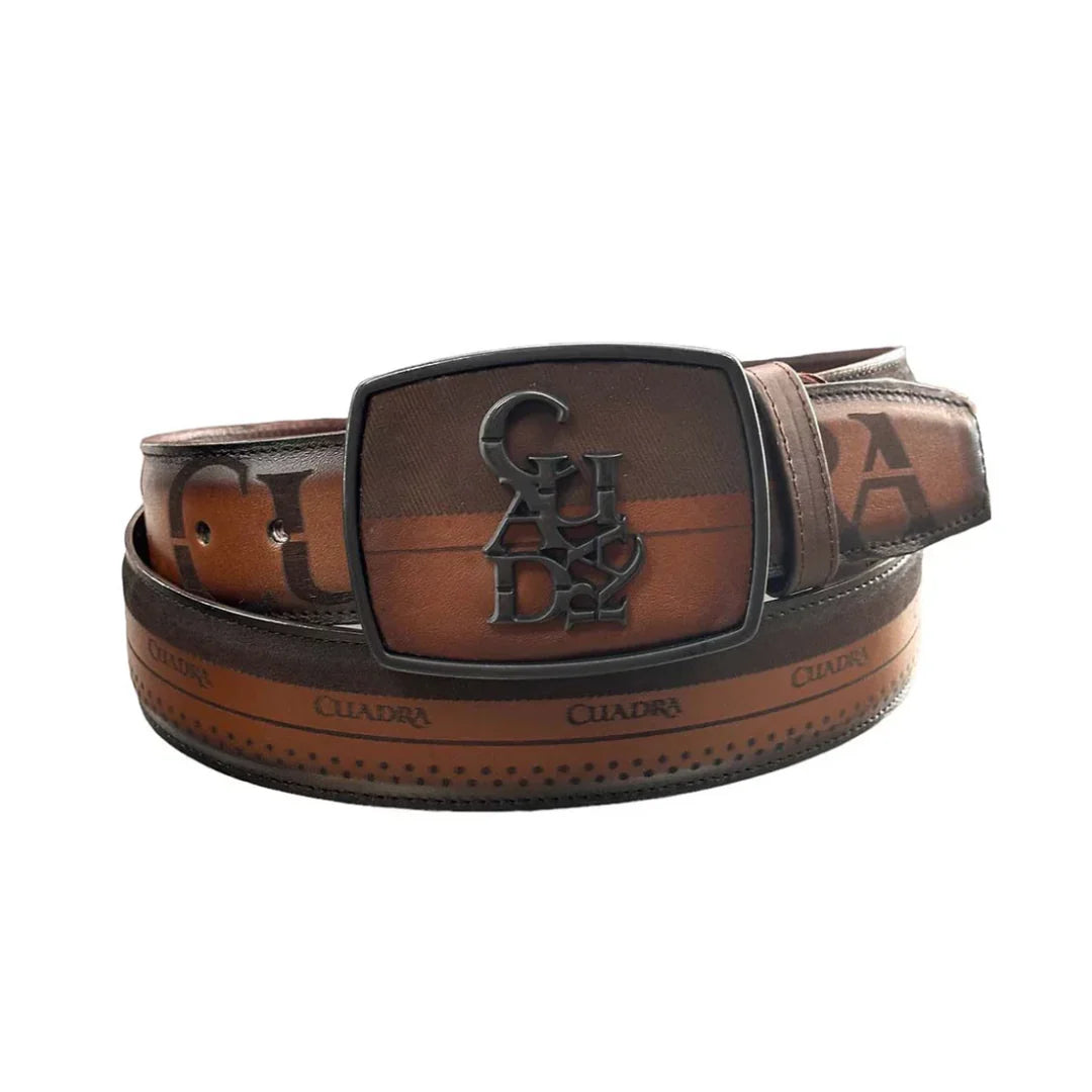 Cuadra Men’s Brown Laser Belt