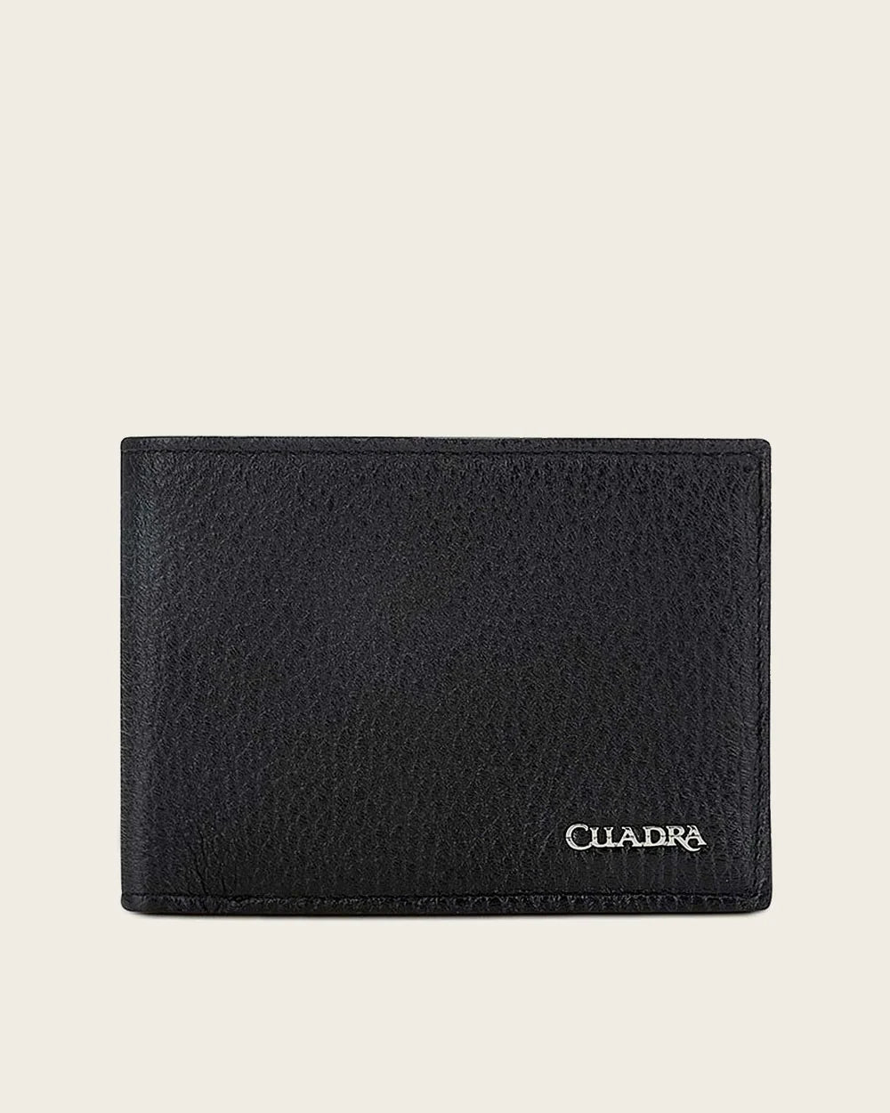 Cuadra Black Deer Stitching Wallet