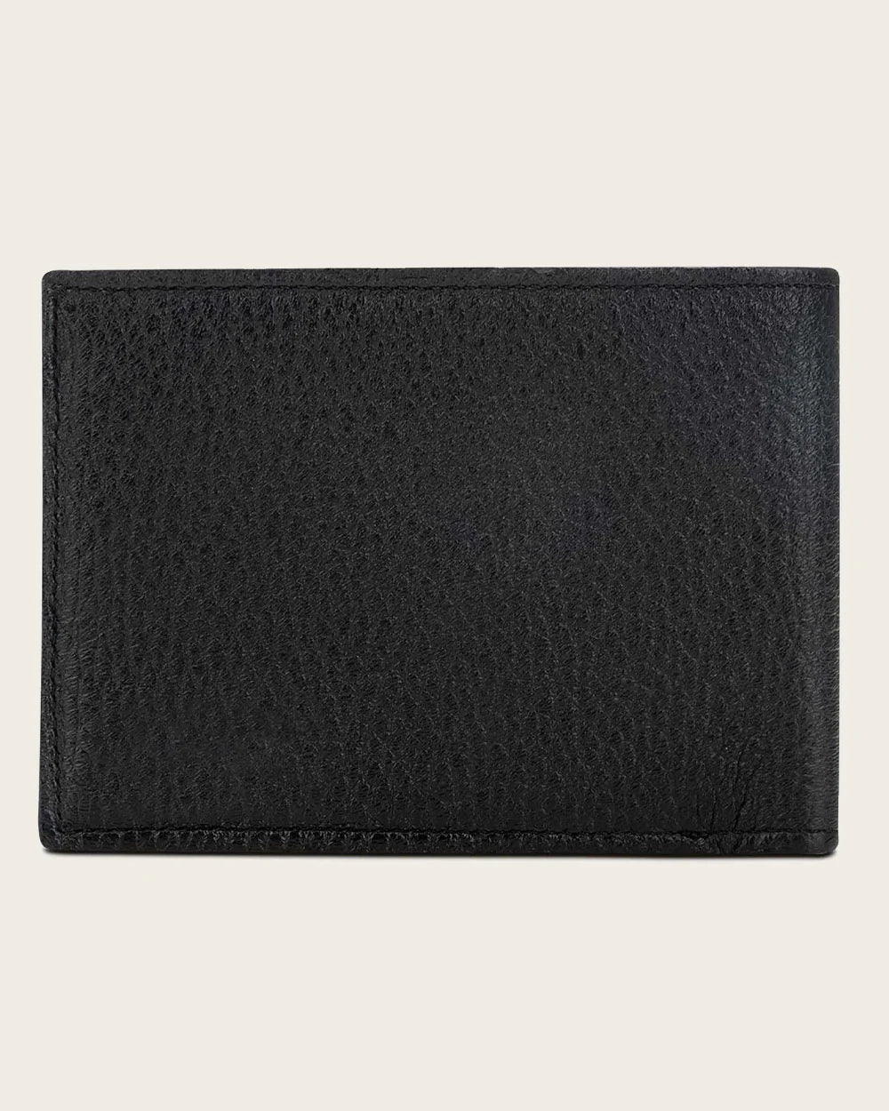 Cuadra Black Deer Stitching Wallet