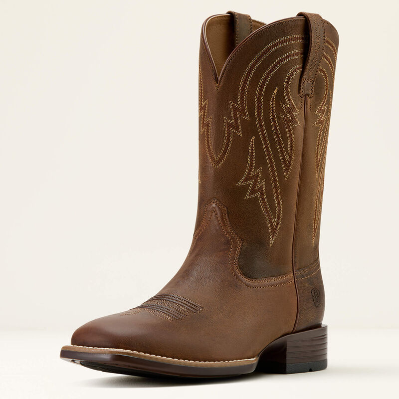 【PORTERNA】Deli square boots Vitralli Crystals Fawn - Mid Shaft - Narrow Square Toe