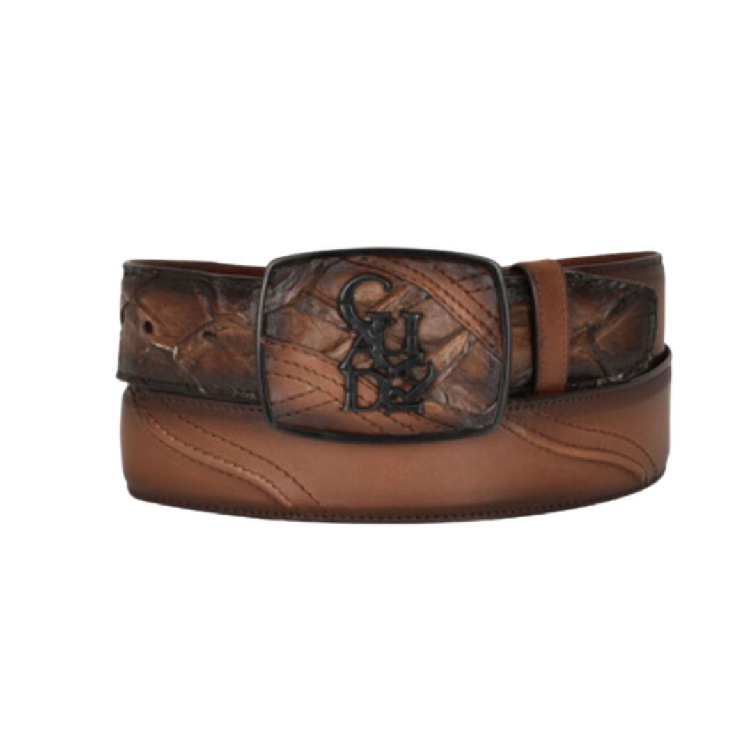 Cuadra Men’s Honey Pirarucu Belt