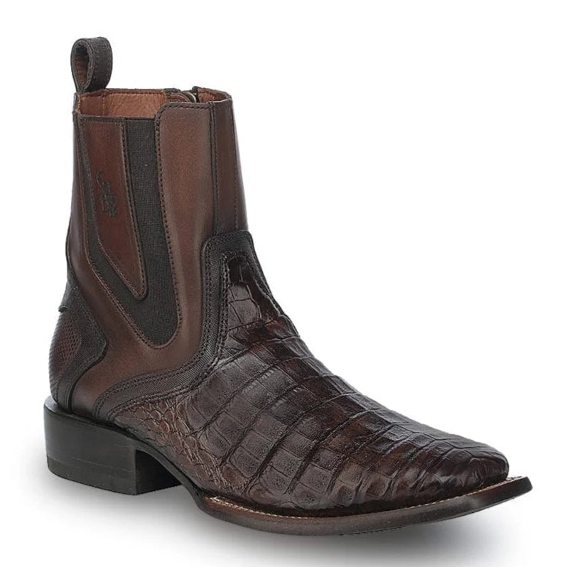 Cuadra Men’s Maple Caiman Zipper & Elastic Square toe