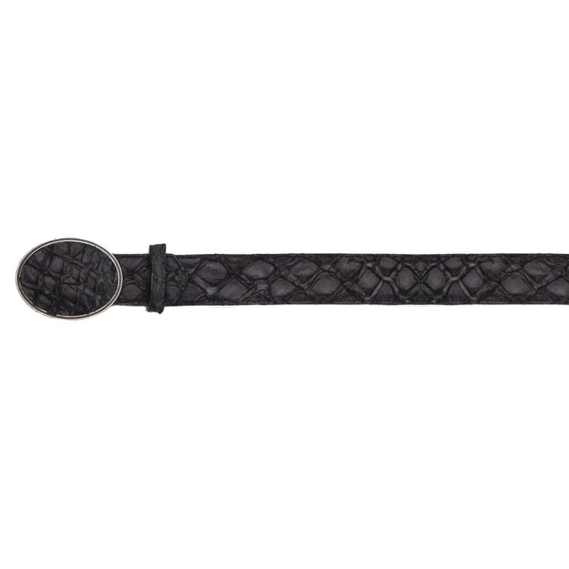 Wild West Men’s Black Pirarucu Belt