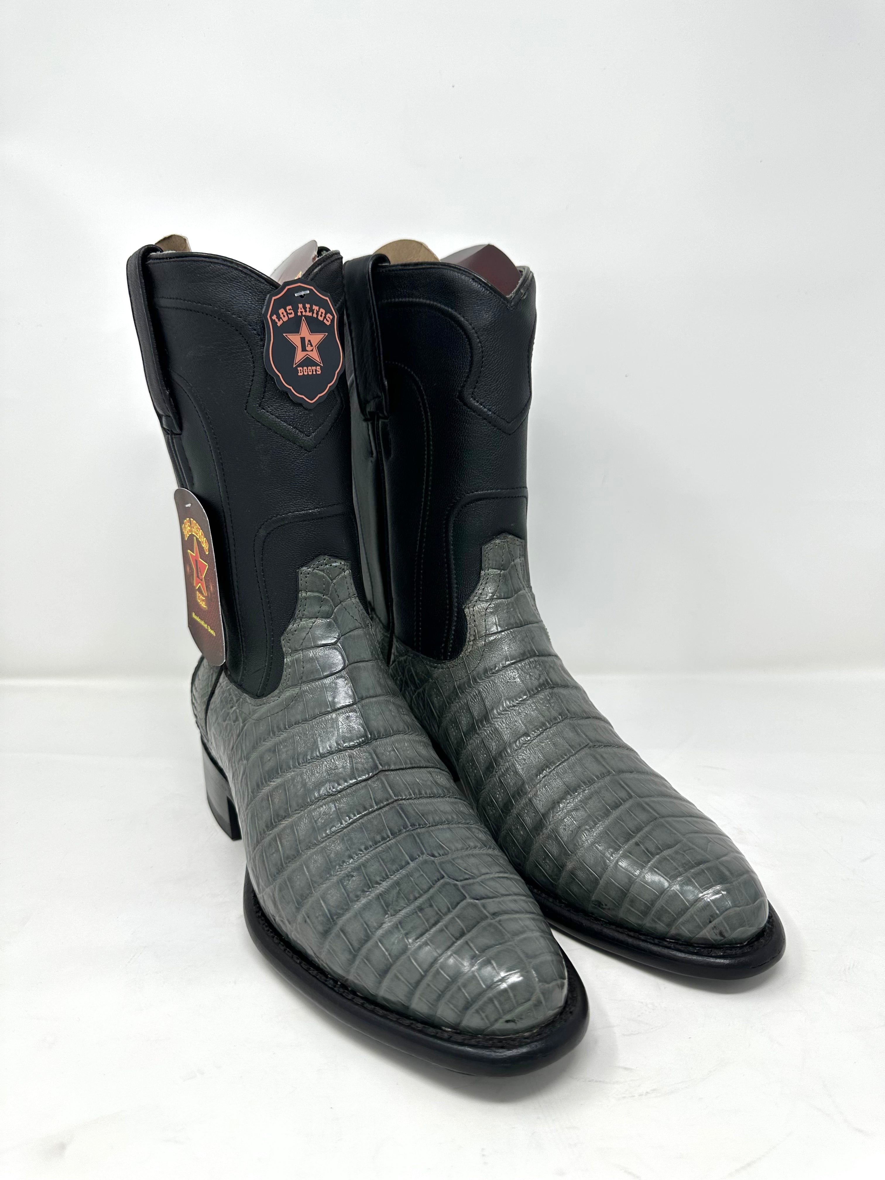 Men’s Roper Gray Caiman Boot