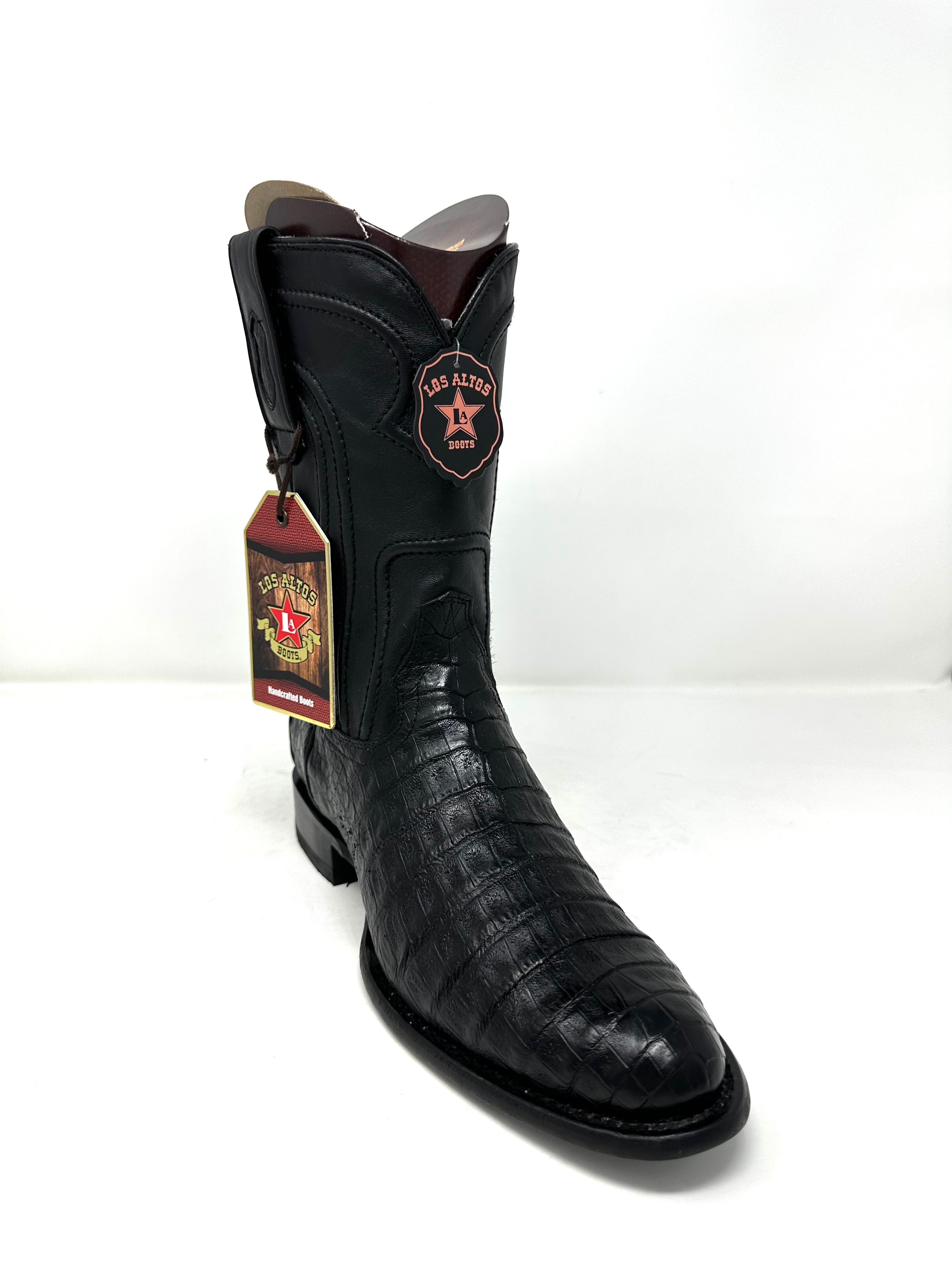 Men’s Roper Black Caiman Boot