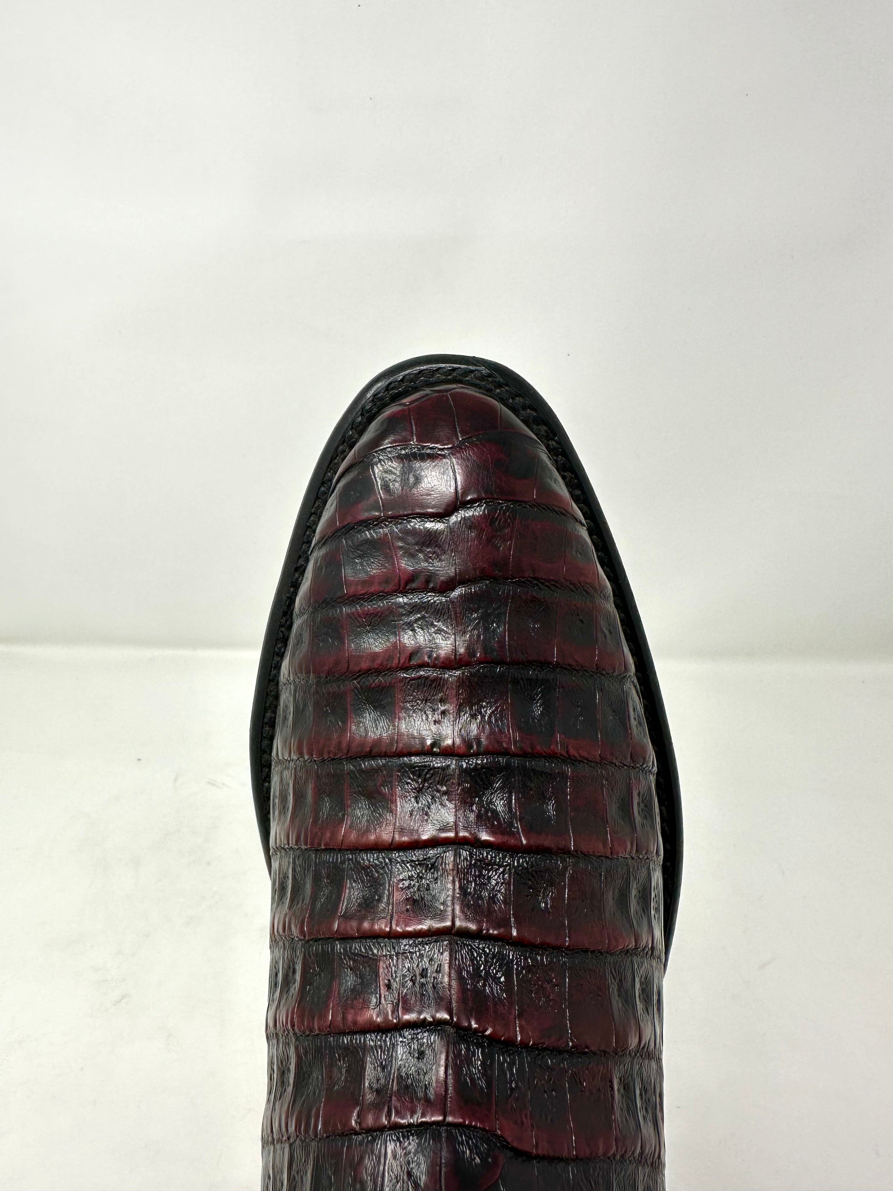 Men’s Roper Black Cherry Caiman Boot