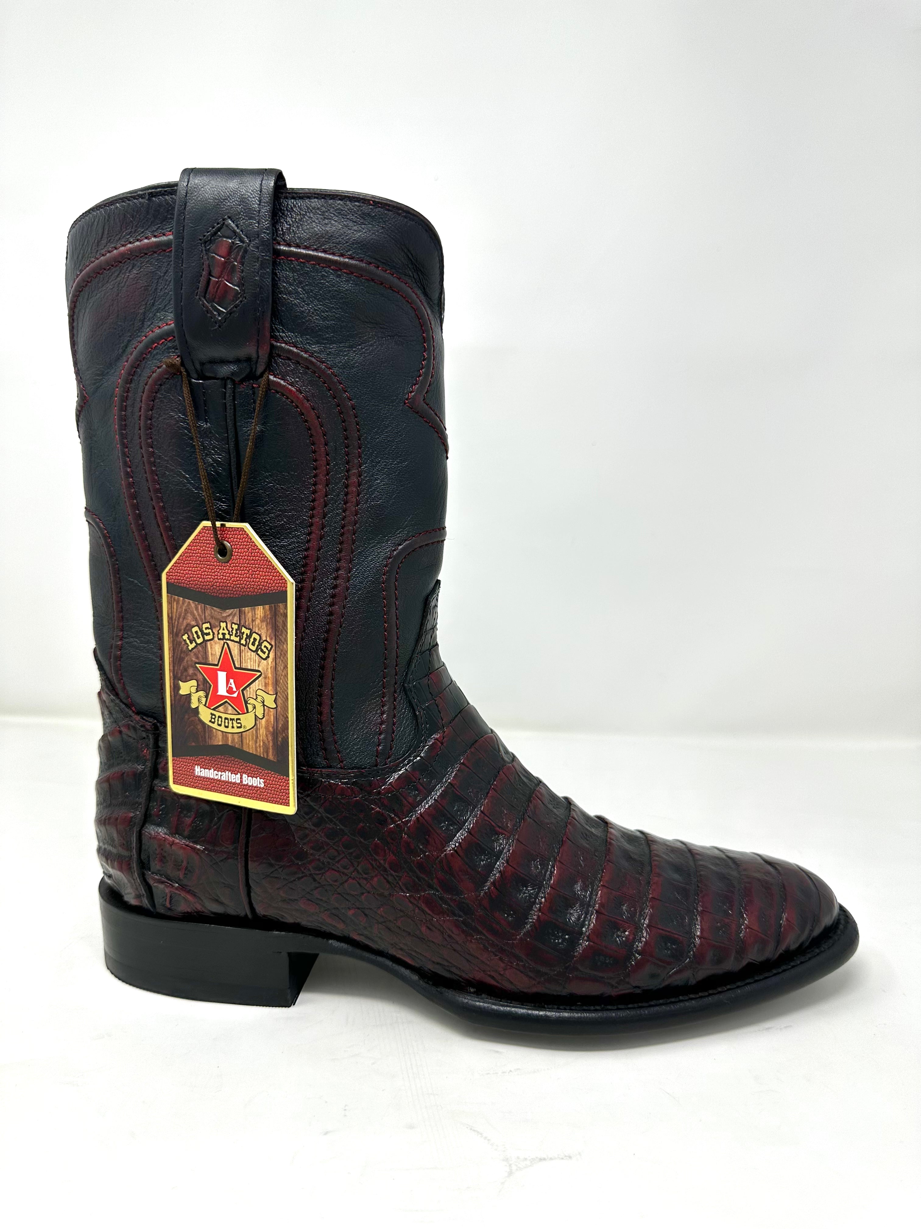 Men’s Roper Black Cherry Caiman Boot