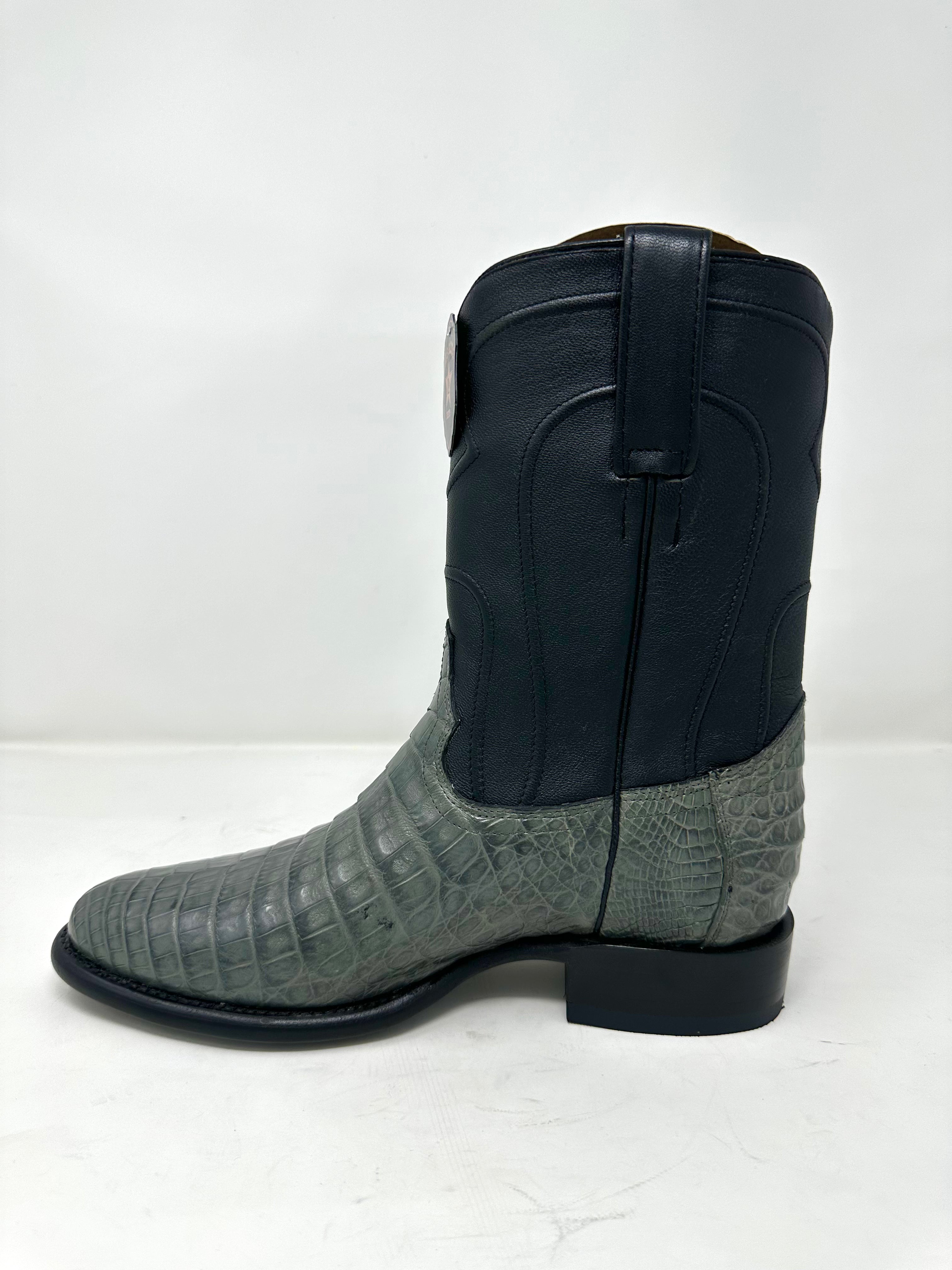 Men’s Roper Gray Caiman Boot