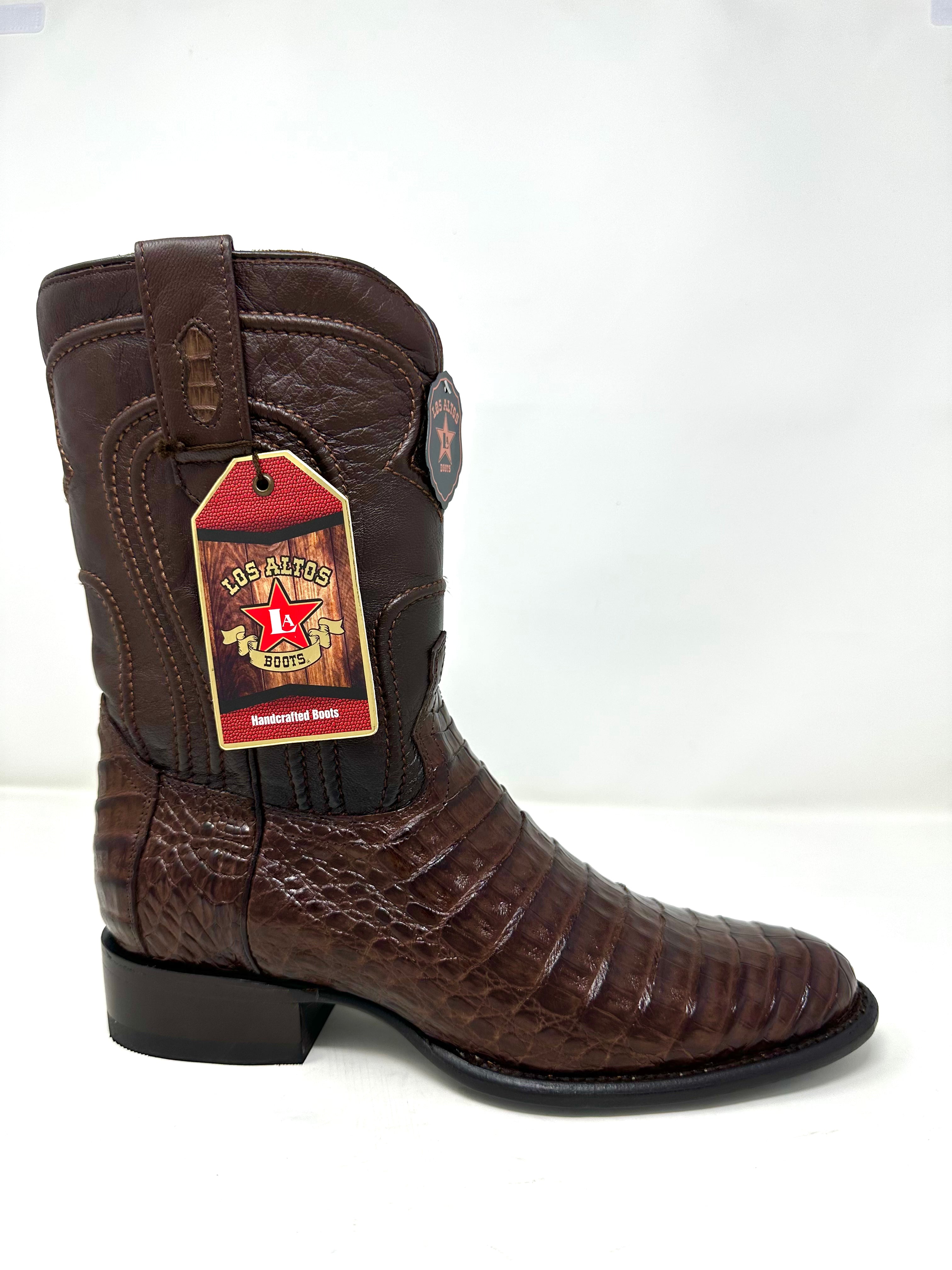 Men’s Roper Chocolate Caiman Boot