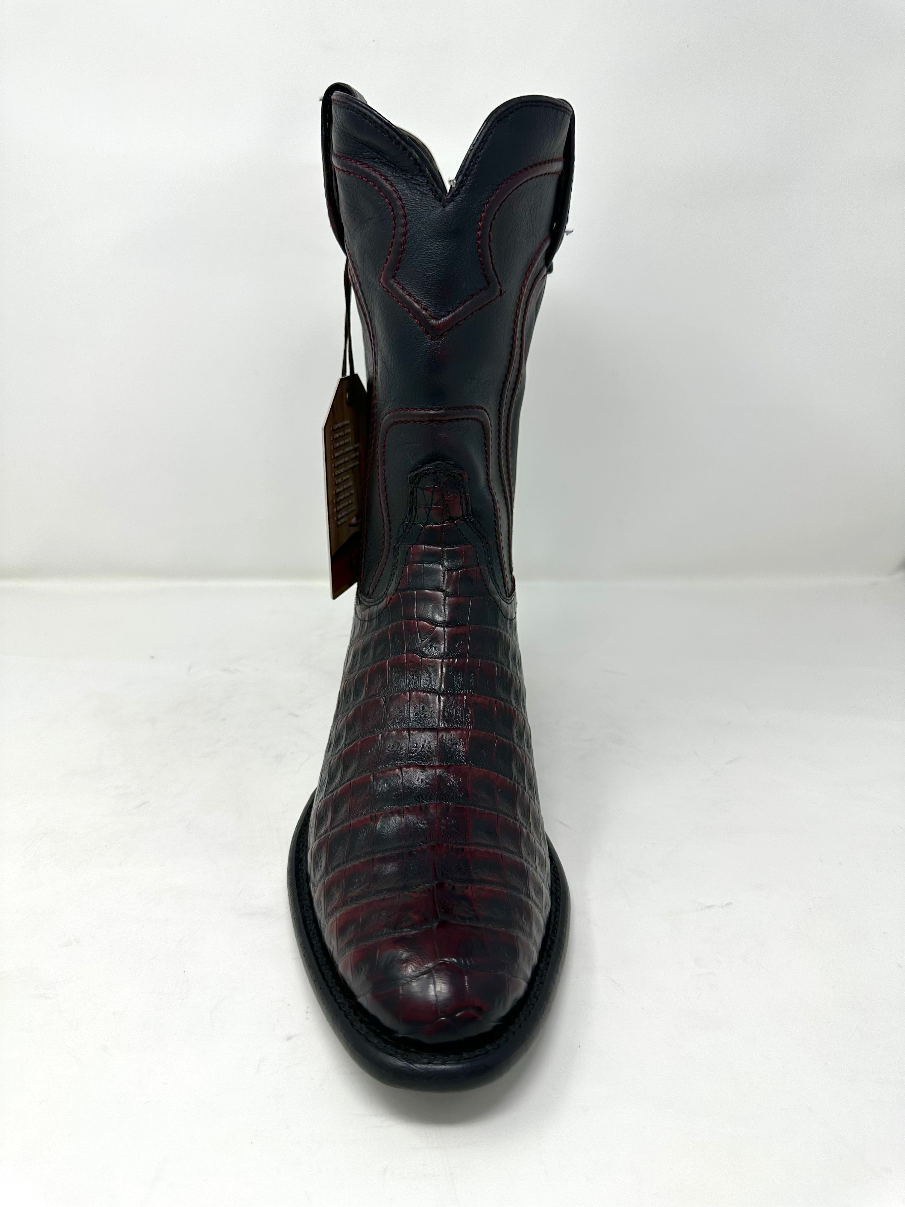 Men’s Roper Black Cherry Caiman Boot