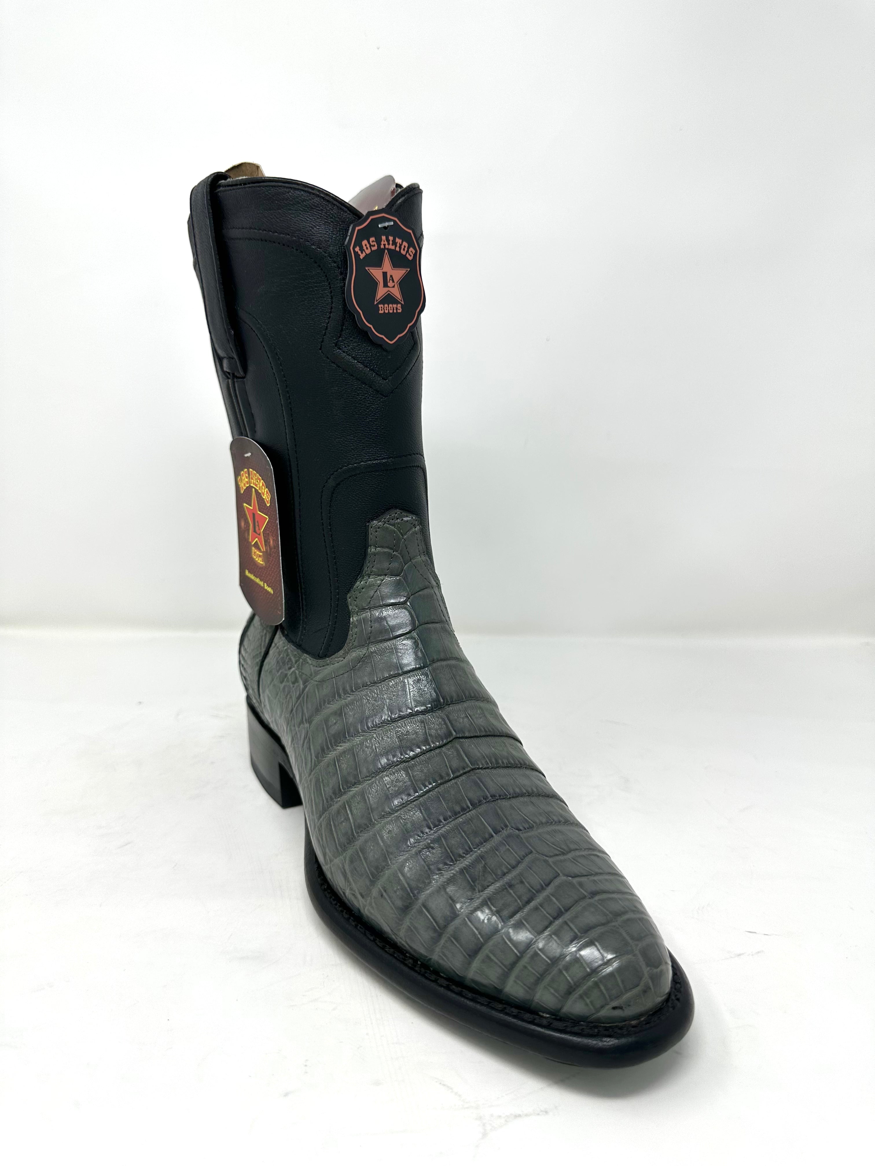 Men’s Roper Gray Caiman Boot