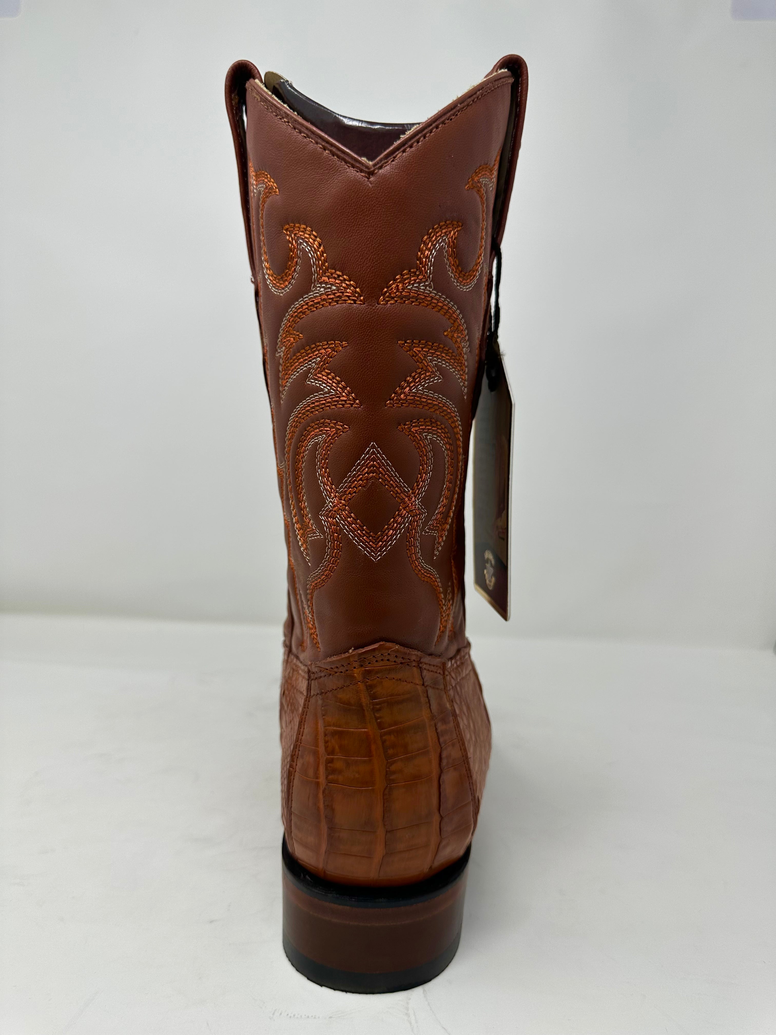 Men’s Wide Square Toe Caiman Belly