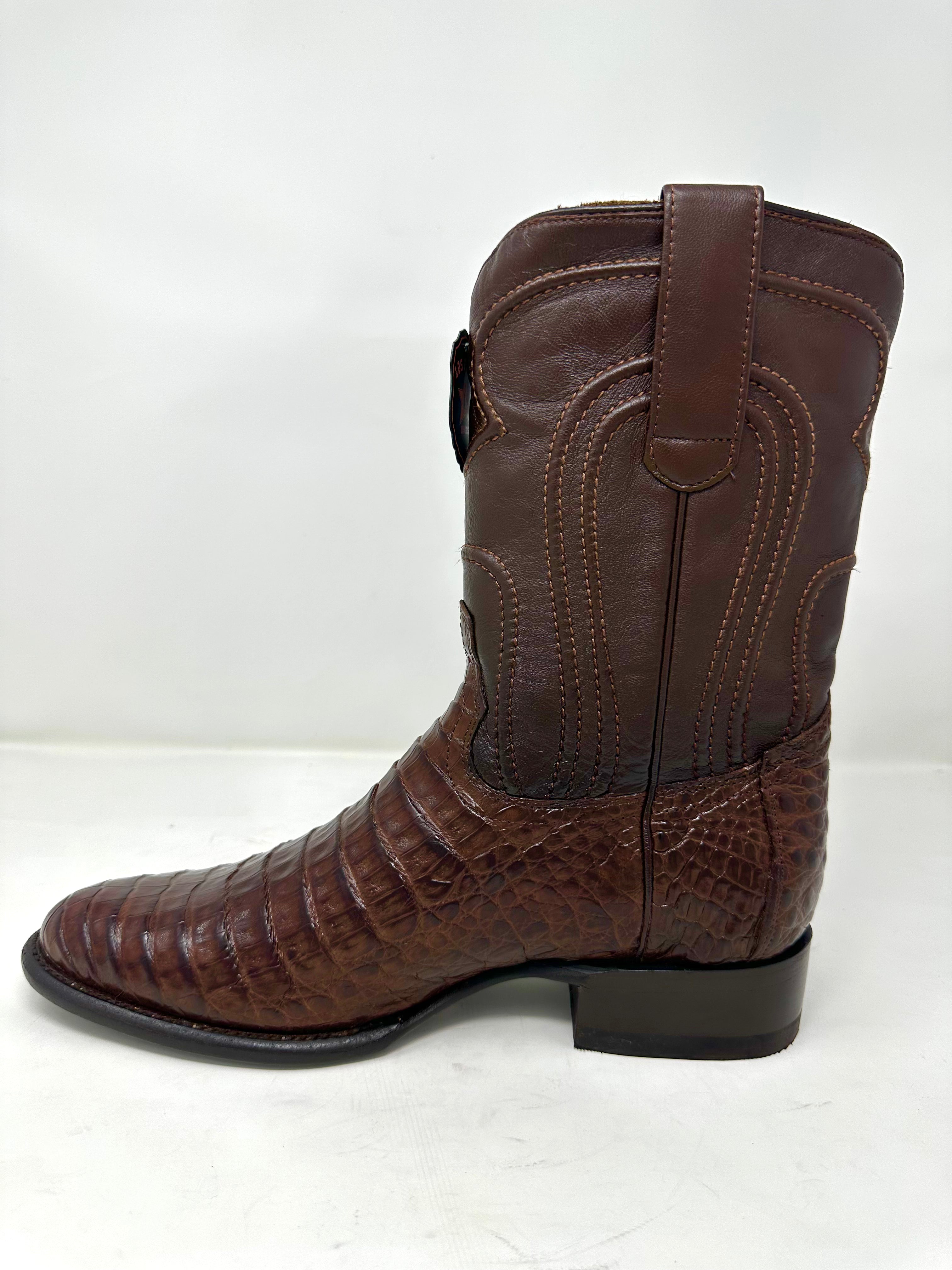 Men’s Roper Chocolate Caiman Boot