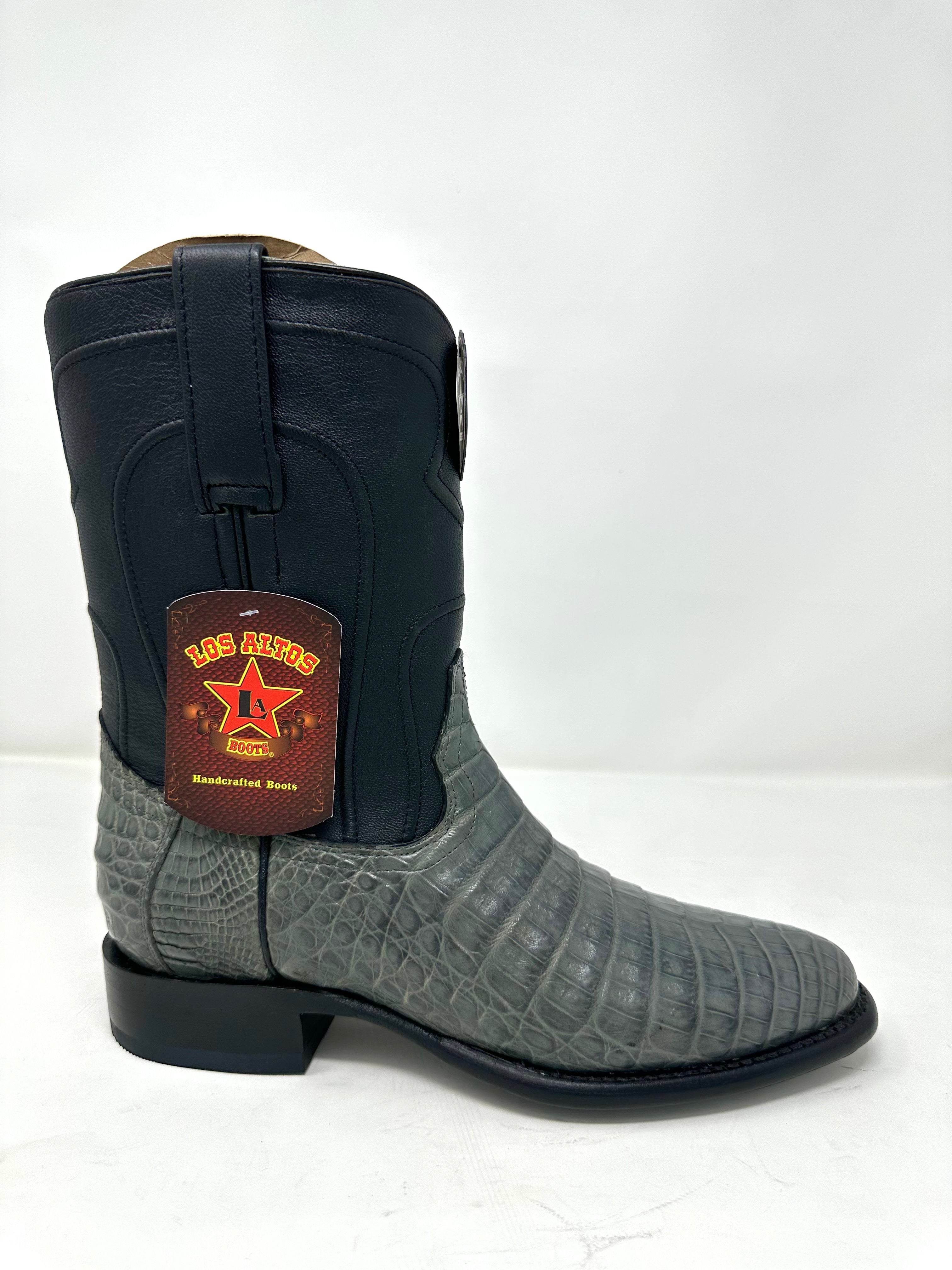 Men’s Roper Gray Caiman Boot