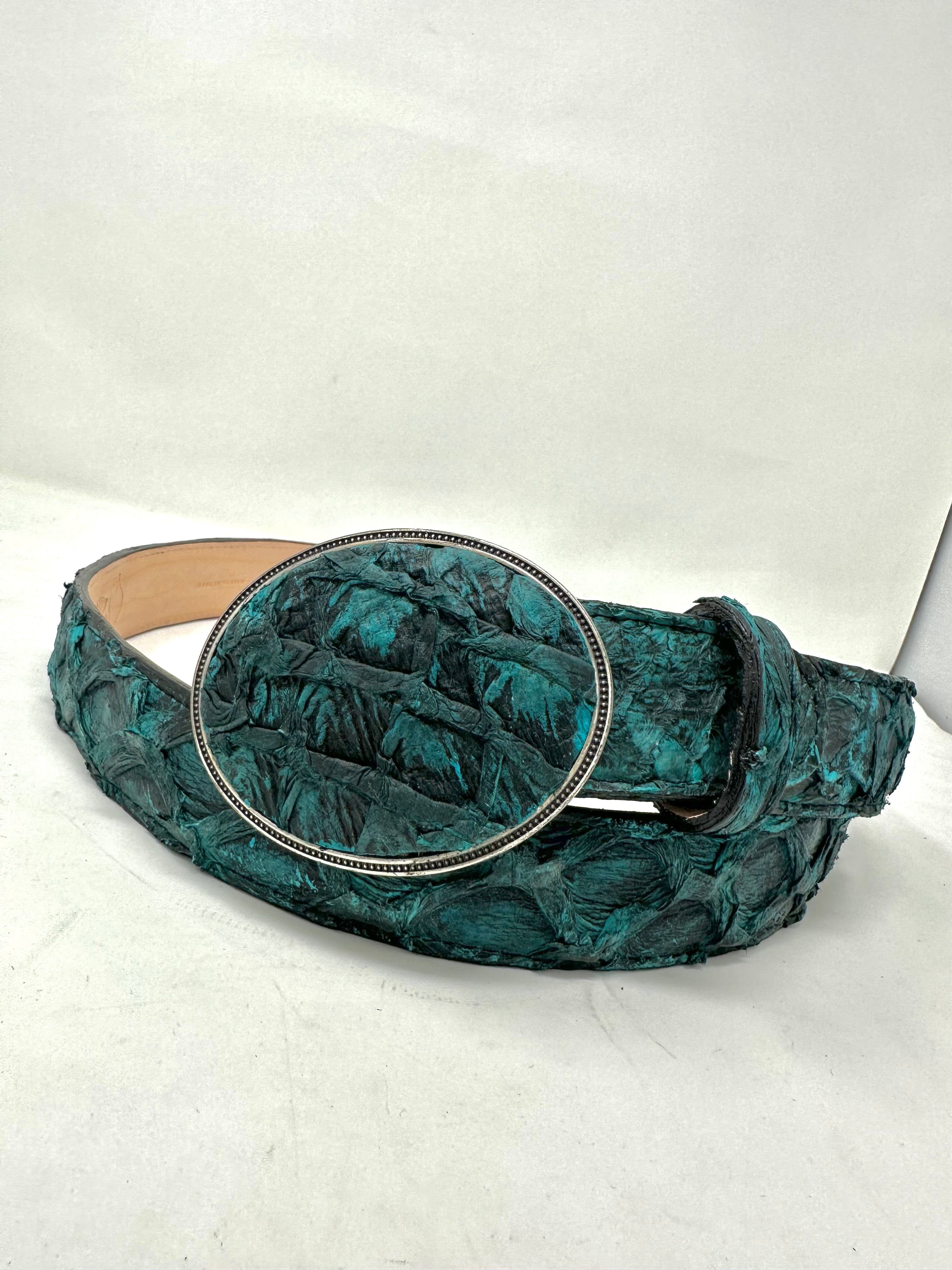 Pirarucu Turquoise Western Belt